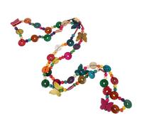 Healeved Collar De Cáscara Natural Estilo Boho Tribal Joyería Bohemia De Vacaciones Para Mujer Collar De Varias Capas Hecho a Mano Cuentas De Madera