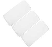 Healeved Compresas de Aceite de Ricino Reutilizables para Mujer, 3 Unidades, Paño de Color Claro 18x40 Cm, Almohadillas para Cuidado Aceites Esenciales, Uso en Abdomen y Pies