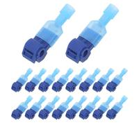 Healeved Conectores de Derivación T para Cables 05-15 Mm² Azul 60 Pares Terminales de Empalme Rápido sin Daños Kit de Conexión Eléctrica para Instalación Segura