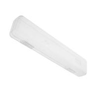 Healeved Contenedor de Viaje Transparente para Cepillo de Dientes Grande Gancho Portátil, Caja Organizadora Multipropósito para Maquillaje, Cubiertos, Estuche Resistente para Baño