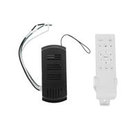 Healeved Control Remoto Inalámbrico para Ventiladores de Techo con Receptor y Temporizador, Fácil Instalación y Señal Fuerte para Uso en Fiesta Verano y Hogar