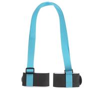 Healeved Correa Ajustable para Snowboard y Esquís Banda de Fijación de Nailon Portátil para Transporte Correa de Hombro Azul para Deportes de Invierno y Esquí de Fondo