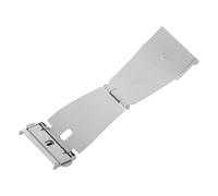 Healeved Correa de Reloj y Compatible de Acero Inoxidable Hebilla Metálica Segura Cierre Plegable de Mariposa y Doble Pulsador para Hombre y Mujer