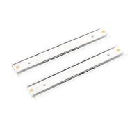 Healeved Correderas para Cajones Miniatura de Aluminio 16 MM de Ancho Rieles Extensibles de 100 MM Doble Dirección para Gabinetes y Muebles Paquete de 2 Piezas Uso Doméstico y Armarios