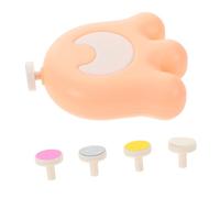Healeved Cortauñas Eléctrico Herramienta Silenciosa de Plástico para Bebés con 5 Cabezales de Pulido Ahorro Prevención de Cortes para Recién Nacidos y Niños Pequeños