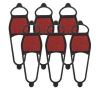 Healeved Crampones de Tracción Antideslizantes para Zapatos y Botas de Invierno Silicona Resistente y Ajuste para Montañismo y Tormentas de Nieve, Pack de 3 Pares
