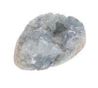 Healeved Cristales Naturales de Celestita en Forma Irregular para Adorno de Escritorio, Piedra Cristal Azul que Favorece la Tranquilidad en Espacios Espirituales