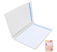 Healeved Cuaderno Espiral de Gestión Financiera A5 en Papel Naranja