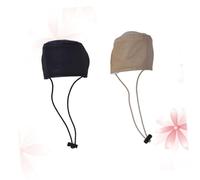 Healeved Cubierta Antidesgaste para Zapatos de Conducción 2 Piezas 1 Negra y 1 Caqui Protección para Talón Tejido Resistente y Forro Suave Cubrezapatillas Unisex para Pie Derecho E