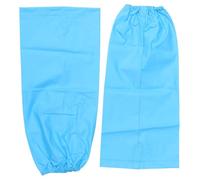 Healeved Cubierta para Lluvia, Funda Protectora de Piernas de PVC Resistente al Agua para Senderismo y Días Lluviosos, 1 Par Azul