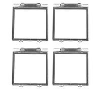 Healeved Cubierta Protectora Transparente para Botón de Encendido Cuadrada 41 MM 4 Piezas Protector de Interruptor para PC Lavadora y Lavavajillas Resistente a Desgaste Uso Doméstico