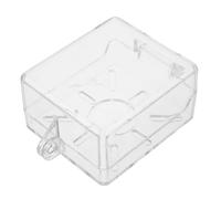 Healeved Cubierta Protectora Transparente para Interruptor Apertura de 30 MM Tipo Cruz Cubierta de Botón Pulsador Protección Segura para Enchufes Domésticos E Industriales