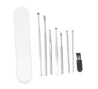 Healeved Cucharas Oídos De Acero Inoxidable Kit Para Retirar Cerumen Con Herramientas Multiusos Limpieza De Oídos Palillos Duraderos Para Uso Casa
