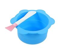 Healeved Cuenco De Silicona Para Mascarillas Recipiente Portátil Para Calentar Cera Depilatoria Herramientas Para Mezclar Mascarillas De Belleza Uso Tratamientos Faciales