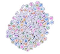 Healeved Cuentas Sueltas de Plástico 4X7Mm 500 Piezas Coloridas para DIY Pulseras y Collares Abalorios Redondos Superficie Lisa para Manualidades y Juguetes Creativos