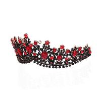 Healeved de Novia con Cristales de Ramilletes Brillantes Tiara Nupcial Elegante para Boda y Fiesta Accesorio de Princesa para Mujer Cumpleaños y Celebraciones