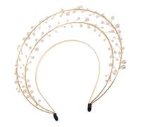 Healeved De Pelo De Diadema Para Mujer Tocado De Lolita Accesorios Cabello De Fiesta Perlas Brillantes Para Ceremonias De Boda Formales