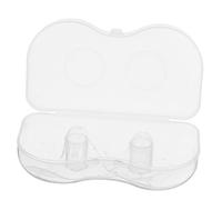 Healeved De Pezones De Silicona Suave Triangular Para Madres Lactantes Con Estuche Para Guardar Chupetes y Aliviar Fugas