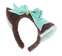 Healeved Diadema con de Gato con Lazo y Campana Accesorio Kawaii para de Cosplay y Diadema Decorativa para Mujeres para Juegos de Rol y