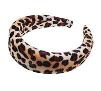 Healeved Diadema con Estampado de Leopardo Decoración para Mujer Tocado Acolchado Elegante para Fiestas Y Uso Diario