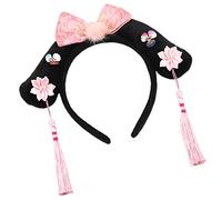 Healeved Diadema Con Lazo De Estilo Chino Para Niños Única Con Borlas Pinza Para El Pelo De Moda Para Niñas