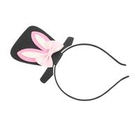 Healeved diadema con orejas de conejo Sombreros banda cruz Diadema de oreja inflable favor de fiesta de pascua aros de pelo de oreja de conejo diademas de orejas de conejo venda Saludador
