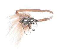 Healeved Diadema De Años Con Cristales De Imitación Cabello Años Accesorio De Disfraz Para Fiesta De Cóctel y Disfraces Locos Mujeres