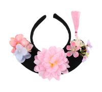 Healeved Diadema de Concubina Estilo Antiguo Diadema Tradicional Dinastía Qing para Fiestas de Disfraces y Ocasiones Especiales