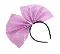 Healeved Diadema de Gran Lazo para Mujeres Accesorio de Fiesta para Cumpleaños y Fotografía Diadema de Lazo Grande Color Decoración Elegante y