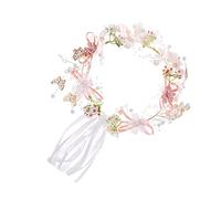 Healeved Diadema De Guirnalda Floral Para Niñas Para Bodas y Eventos De Princesas