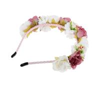Healeved Diadema Floral Decorativa Flores Artificiales Accesorio De Cabeza Elegante Para Bodas y Fiestas Diseño Romántico y Delicado Para Mujeres