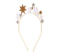 Healeved Diadema Gemas De Imitación De Estrella Accesorio Brillante Cabello Para Tocado De Novia Decorativa Polvo Cinta Pelo Mujer
