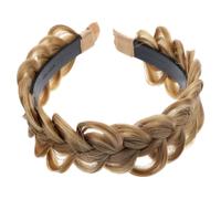 Healeved Diadema Pelo Mujer Diadema Trenzada Para Peluca Diseño Trenza Accesorio Cabello Femenino