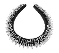 Healeved Diadema Remaches de Cristal Diadema Fina para Mujeres Accesorios Cabello para Fiestas de Moda para Adolescentes