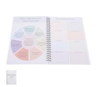 Healeved Diario Guiado de Crecimiento Personal para Mujeres con Papel Blanco y Tapas Metálicas, Adecuado para Mindfulness y Autocompasión Diaria