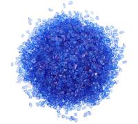 Healeved Dijes de Vidrio Triturado para Manicura Azul Brillo Resistente al Desvanecimiento, Relleno para Manualidades de Resina y Decoración para Uñas en Bolsa Única