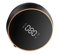 Healeved Dispensador Automático de Jabón de Pared para Baño, Sensor Infrarrojo sin Contacto, 350 Ml, Abs Negro, Recargable por USB, Adecuado para Uso Doméstico y Oficina