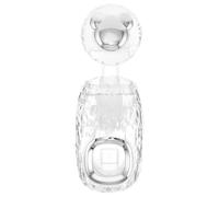 Healeved Dispensador De Pasta De Dientes Automático Transparente Con Soporte De Ventosa Para Baño Exprimidor De Pasta De Dientes Sin Necesidad De Perforar Accesorio Práctico y Elegante