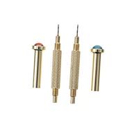 Healeved Dispositivos De Perforación Para Uñas Accesorios De Decoración 2 Brocas Metálicas (doradas)
