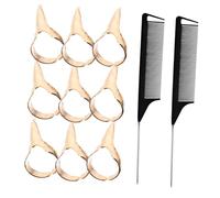 Healeved Distribuir Peines De Anillo Para Separar El Cabello Peines De Para Peinar El Cabello Herramientas De Peluquería Portátiles Cuidado Del