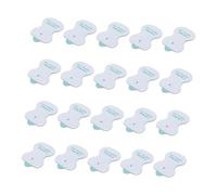 Healeved Electrodo Parche 20 Piezas Parche Autoadhesivo Masajeadores Electroterapia Almohadillas De Masaje Hoja De Electrodo Masajeador Cojín De Masaje Blanco Almohadillas De Electrodos