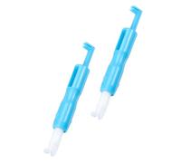 Healeved Enhebrador Automático para Máquina de Coser Doméstica 2 Unidades de Plástico Azul Herramienta de Roscado Simple para Costura DIY y Accesorios de Máquina de Coser