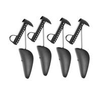 Healeved Ensanchador de Zapatos Ajustable Antideformable Negro 4 Pares Guardián del Calzado para Cuero Herramienta para Mantener la Forma y Evitar Deformaciones Hogar