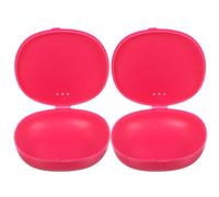 Healeved Envase De Silicona 2 Uds. Limpiador Estuche De Almacenamiento De Copas Para El Período Copas Para El Período Contenedor De Disco Menstrual Para Viajes A Casa Estuche De Transporte