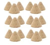 Healeved Equipo de Moxibustión 20 Piezas de Conos de Moxa Naturales para Uso Familiar y Terapias en Casa