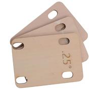 Healeved Espaciadores de Mástil de Guitarra Eléctrica de Madera 3 Piezas para Ajuste de Ángulo en Mástil de Guitarra, Accesorios para Reparación y Mantenimiento Instrumentos Musicales