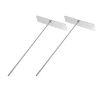 Healeved Espátulas para Crepes en Acero Inoxidable 304, 2 Unidades en Forma de T, Herramienta para Extender y Distribuir Masa, Utensilios de Cocina para Crepera Doméstica y Sartén