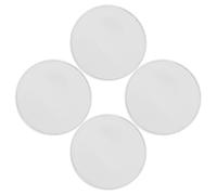 Healeved Espejo de Aumento Ventosas para Escritorio Mini Espejo Retrovisor Compacto Blanco de 88 CM Set de 4 Unidades Adecuado para Oficina y Viaje