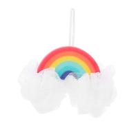 Healeved Esponja de Baño para Niña Forma de Arcoíris Esponjosa y Ligera Accesorio Doméstico para Limpieza Suave y Profunda para Recién Nacidos y Pequeños