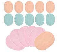 Healeved Esponjas Exfoliantes Faciales Multifunción 24 Unidades, Esponja Facial Reutilizable Suave y Gruesa 7 Mm, Limpieza Facial Diaria, Depurador Compacto para Viaje y Color Aleatorio